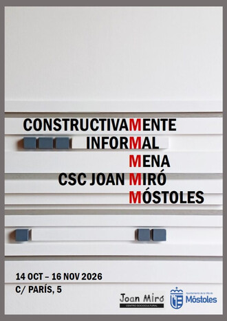 Exposición de Mena: 'Constructivamente informal' en el CSC Joan Miró