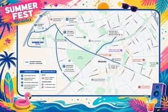 Dispositivo especial de movilidad para el Summer Fest en Móstoles