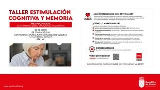 Taller de estimulación cognitiva para mayores en Boadilla del Monte