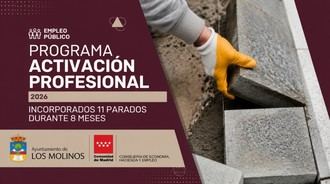 Incorporación de 11 desempleados al programa de activación profesional en Los Molinos
