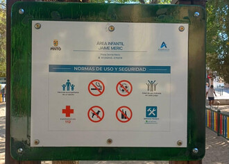 Renovación de señalética en áreas infantiles para mayor seguridad y claridad