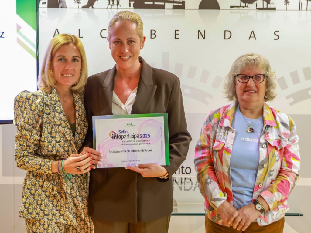 Torrejón de Ardoz logra el Sello Infoparticipa con 100% en transparencia por quinto año consecutivo