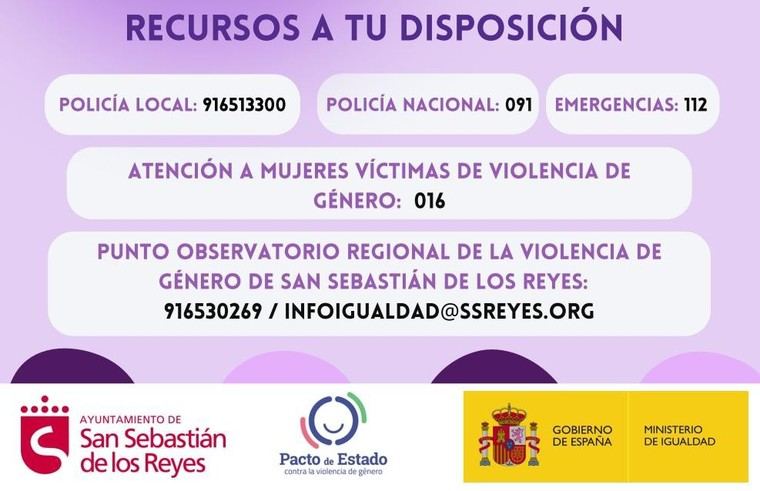 Instalación de Puntos Violeta para apoyar a víctimas de violencia durante las Fiestas