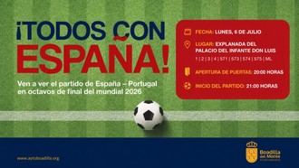 Únete a la celebración del partido España-Portugal en Boadilla del Monte