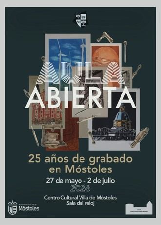 Exposición homenaje a 25 años de grabado en el Centro Cultural Villa de Móstoles