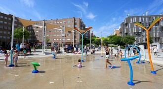 Inauguración de los Juegos del Agua en la Plaza del Mar Caribe