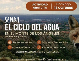 Nueva senda familiar sobre el ciclo del agua en el monte Los Ángeles