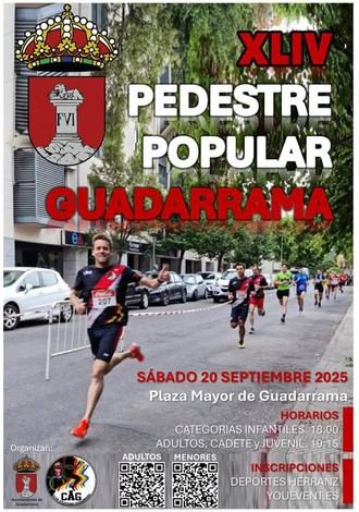 Inscripciones abiertas para la XLIV Pedestre Popular de Guadarrama