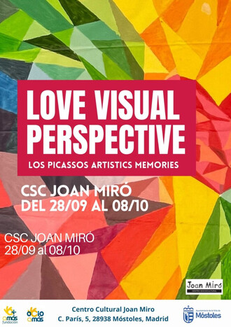 Exposición 'Love Visual Perspective' del colectivo Los Picassos en el Centro Sociocultural Joan Miró