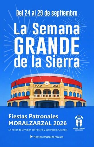 Se revela el programa de las Fiestas Patronales 2026 el 13 de septiembre
