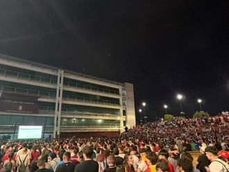 Gran evento en la plaza de la Constitución para la final del Mundial