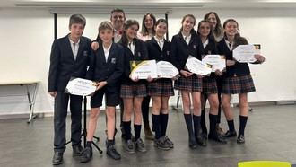 Ganadores del II Torneo Interescolar de Oratoria en Galapagar