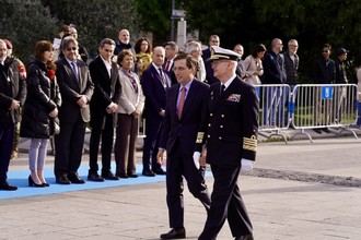 Inicio de las festividades de San Isidro con izado de bandera en Madrid