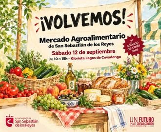Vuelve el Mercado Agroalimentario el 12 de septiembre con productos locales