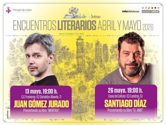 Encuentros literarios destacados en el Mes de las Letras de Torrejón de Ardoz