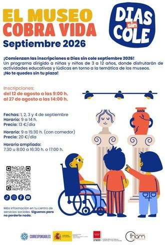 Días sin cole en septiembre: actividades y detalles de inscripción para menores