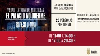Visitas teatralizadas en el Palacio del Infante D. Luis el 30 y 31 de mayo