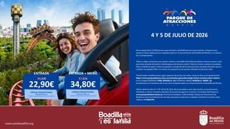 Descuentos en el Parque de Atracciones para empadronados los días 4 y 5 de julio