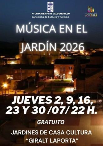 Conciertos de Tótem inauguran el ciclo Música en el Jardín este jueves