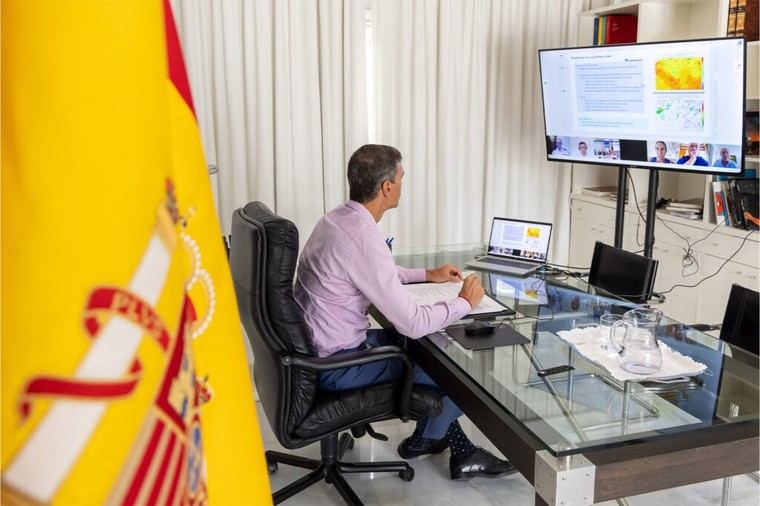 Sánchez lidera reunión para coordinar respuesta a incendios forestales en España