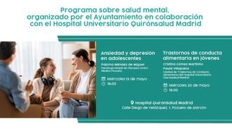 Conferencias sobre salud mental para mayores en Pozuelo: últimas charlas del programa 'Pozuelo en Mente'