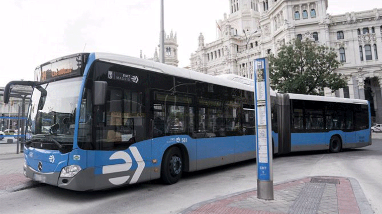 La EMT modifica el recorrido de 22 líneas por una protesta en Cibeles por la 2ª fase de soterramiento de la A-5
