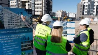 La EMVS entra en la última fase de construcción de 314 nuevas viviendas en El Cañaveral