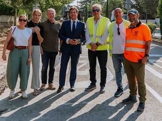 Inician mejoras en la accesibilidad de la Avenida de Atenas