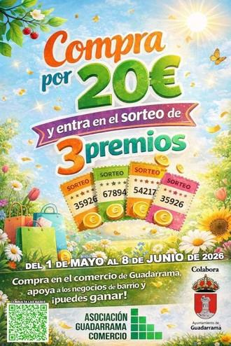 Premios por compras en comercios locales de Guadarrama esta primavera
