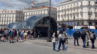 Cierra 4 horas la entrada principal de Cercanías de Sol por una incidencia eléctrica