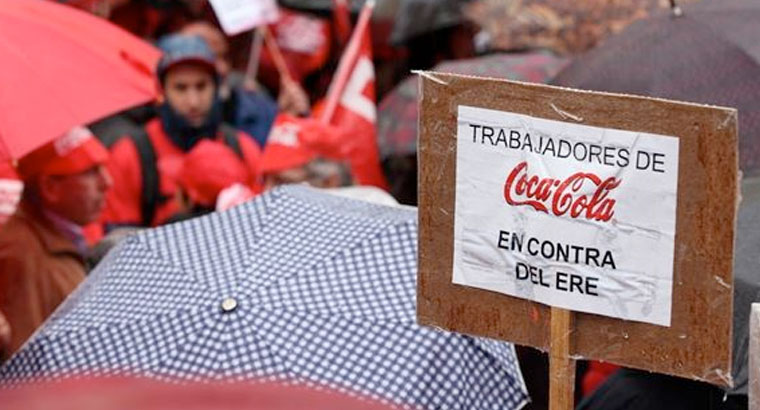 El Supremo confirma la nulidad del ERE de Coica-Cola 