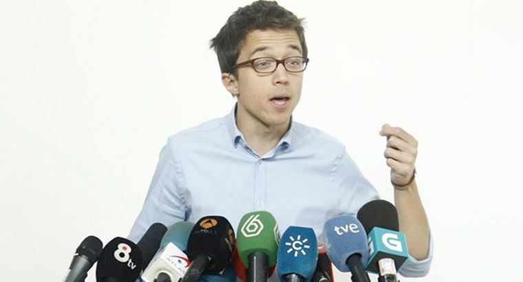 Errejón (Podemos) suspendido de empleo y sueldo por la Universidad de Málaga 