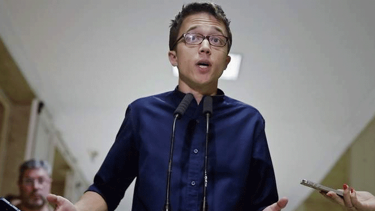 Errejón descarta que su partido se presente a una nuevas generales, 'sería precipitado'