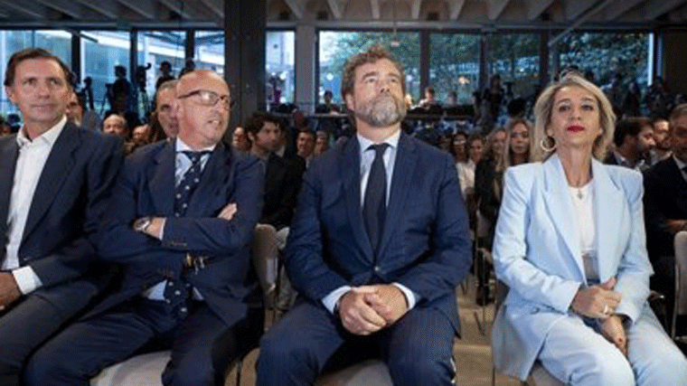 Espinosa de los Monteros durante el acto de presentación de `Atenea´