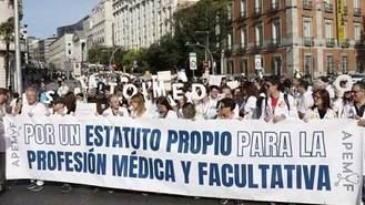 Los médicos se movilizan:4 días de huelga para reclamar un Estatuto Marco propio
