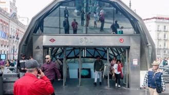 La estación de Metro y Cercanías de Sol cierra hasta el sábado de 17.40 a 21.00 horas