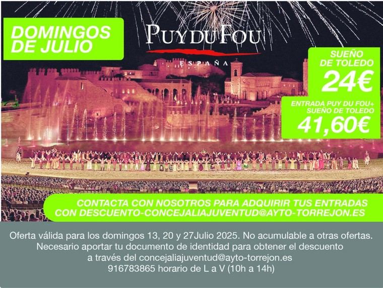 Última oportunidad para visitar Puy du Fou España con descuentos especiales este domingo