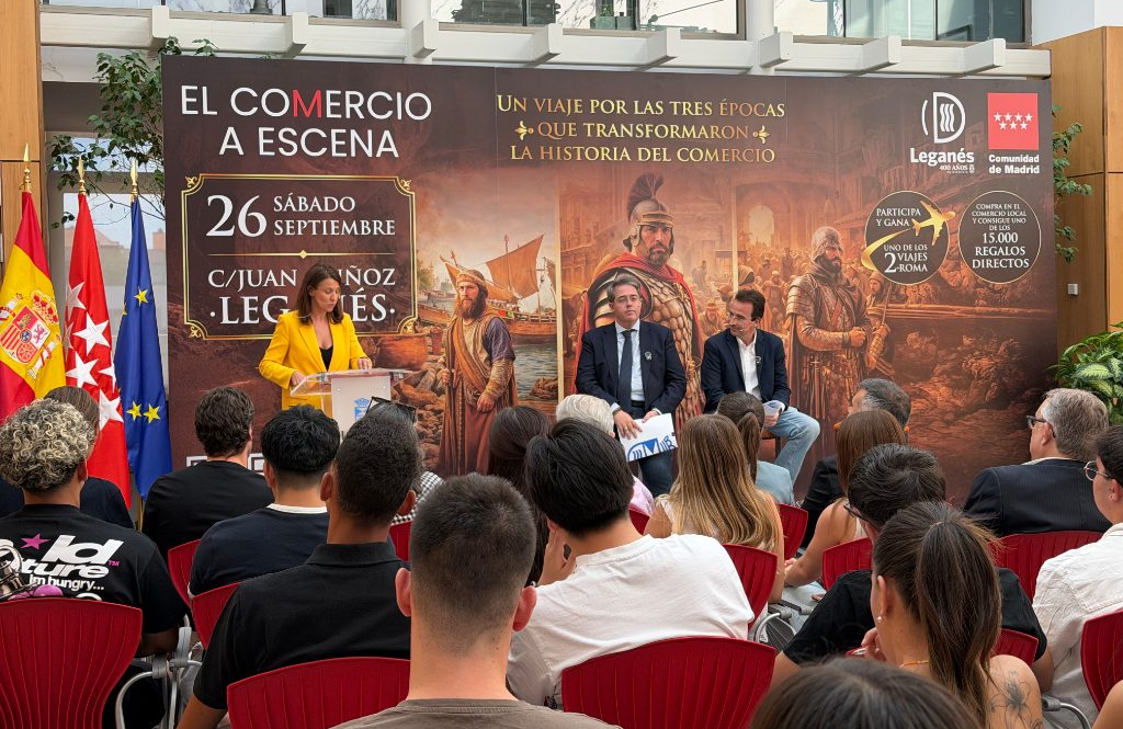 Leganés celebra 'El Comercio a Escena' con recreaciones históricas y 15.000 regalos directos