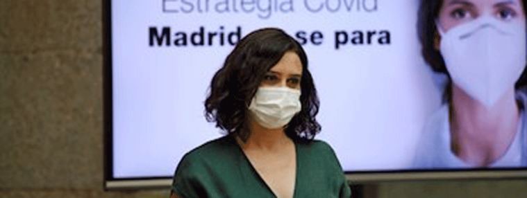 Madrid: Mascarilla obigatoria, reuniones limitadas a 10 personas y cartilla Covid