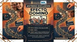 Estreno del cortometraje 'Efecto Dominó' en el Teatro Municipal