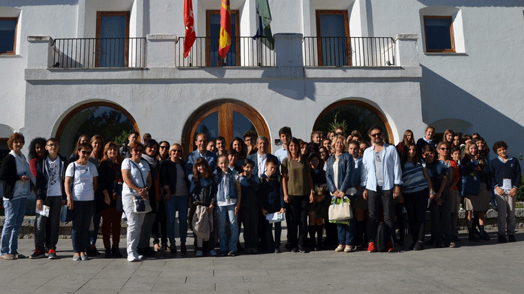 Partida recibe a una veintena de estudiantes y profesores de cuatro países europeos