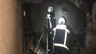 Cinco personas heridas, una de gravedad, por una explosión de gas butano en su vivienda