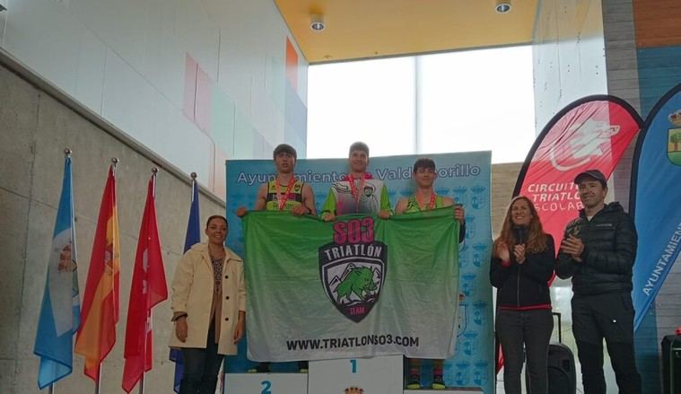 Duatlón Cross Escolar destaca a jóvenes talentos en Valdemorillo a pesar de la lluvia