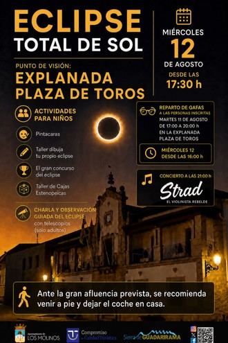 Actividades especiales para el Eclipse Total de Sol en agosto