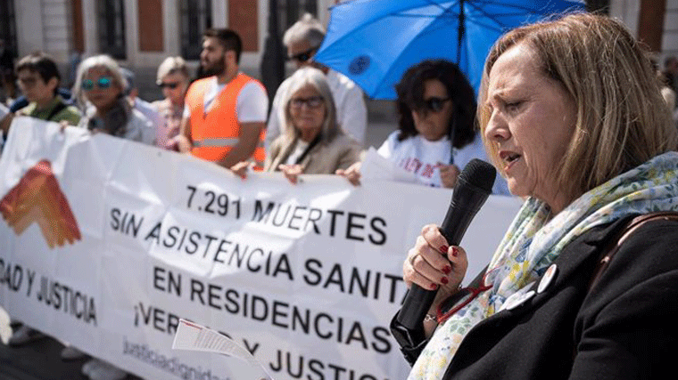7.291 Verdad y Justicia tilda de 'insulto' el comunicado de Ayuso rebajando las víctimas de fallecidos en residencias