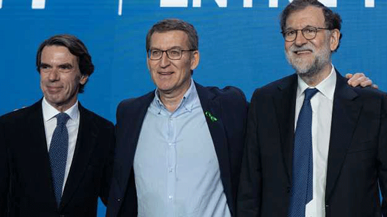 Feijóo invita a Aznar y Rajoy al acto del PP contra la amnistía, en el que fijará las líneas de su investidura