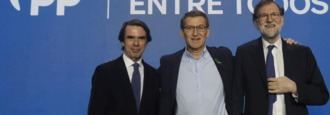 Las cuentas de Feijóo tras unir a Rajoy y Aznar