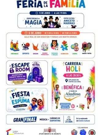 Disfruta de la Feria de la Familia en Brunete este 5 y 6 de junio