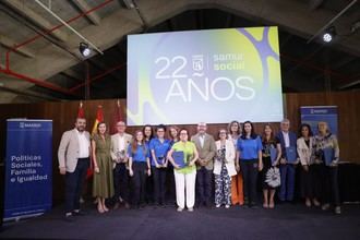 El Ayuntamiento celebra el 22º aniversario de SAMUR Social en Madrid
