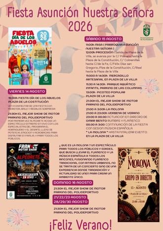 Fiestas de la Asunción: Actividades y Shows en Alpedrete 2026